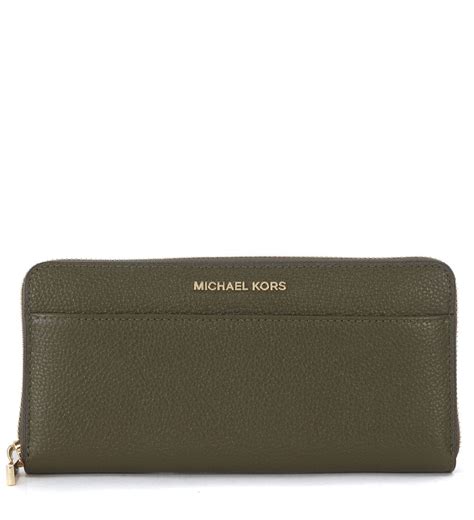 moss green michael kors wallet|olive green michael kors wallet.